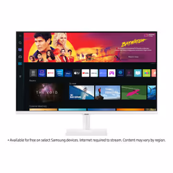 Samsung LS32BM701UPXEN, 81,3 cm (32"), 3840 x 2160 pixels, 4K Ultra HD, LCD, 4 ms, Blanc