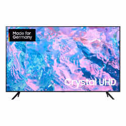Samsung GU43CU7179U, 109,2 cm (43"), 3840 x 2160 pixels, 4K Ultra HD, Smart TV, Wifi, Noir