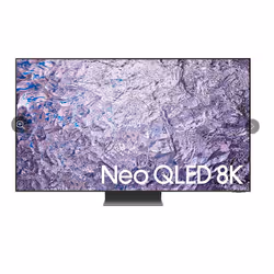 Samsung TQ85QN800CTXXC, 2,16 m (85"), 7860 x 4320 pixels, QLED, Smart TV, Wifi, Noir, Argent