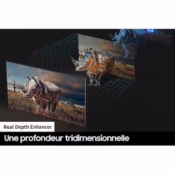 Samsung TQ55Q80CAT Smart TV 55 pouces QLED 4K UHD Tizen Argent - Vue supplémentaire 9