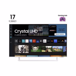 Samsung 50" CU8510 Crystal UHD 4K Smart TV (2023), 127 cm (50"), 3840 x 2160 pixels, Cristal, Smart TV, Wifi, Blanc