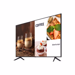 Samsung LH43BECHLGUXEN affichage de messages Écran plat de signalisation numérique 43" LED Wifi 4K Ultra HD Noir Intégré dans le processeur Tizen - Vue supplémentaire 5