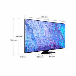 Samsung Series 8 QE98Q80CAT 98" 4K Ultra HD Smart TV Wifi Argent