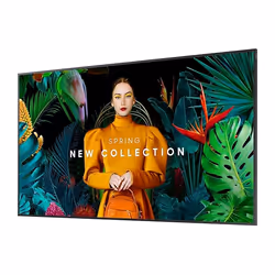 Samsung QH50C Panneau plat de signalisation numérique 50" LED Wifi 700 cd/m² 4K Ultra HD Noir Intégré dans le processeur Tizen 24/7