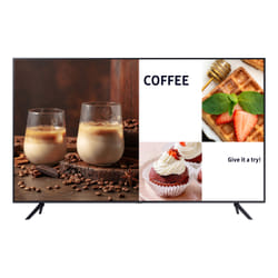 Samsung BEC-H Series BE50C-H Panneau plat de signalisation numérique 50" LED Wifi 4K Ultra HD Noir Intégré dans le processeur Tizen 16/7