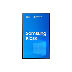 Samsung LH24KMCCBGCXEN affichage de messages En forme de kiosk 24" LED 250 cd/m² Full HD Blanc Écran tactile Intégré dans le processeur Win10 IoT Enterprise