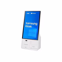 Samsung LH24KMCCBGCXEN affichage de messages En forme de kiosk 24" LED 250 cd/m² Full HD Blanc Écran tactile Intégré dans le processeur Win10 IoT Enterprise - Vue supplémentaire 23