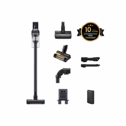 Samsung Aspirateur balai Jet 85 Pet Vert - VS20C85G2TN, Sec, Multi cyclonique, 86 dB, 580 W, Sans sac, Chrome, Noir