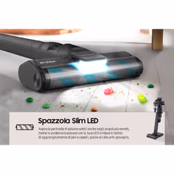 Samsung VS20C9554TK Aspirateur balai Batterie Sec Cyclonique Sans sac 0,8 L 580 W Noir - Vue supplémentaire 8