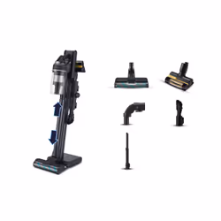Samsung VS20C955CTK, Sec, Multi cyclonique, Tapis, Sol dur, 86 dB, 210 W, Sans sac