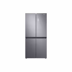 Samsung RF48A400EM9, Pose libre, Porte française, Argent, Tactile, LED, Sur la porte