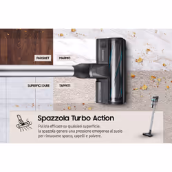 Samsung VS20B75AGR1 aspirateur de table Noir, Couleur menthe Sans sac - Vue supplémentaire 7