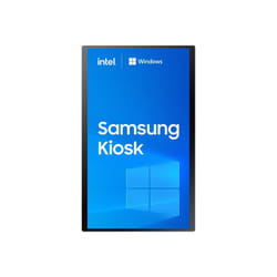 Samsung KM24C-W En forme de kiosk 24" 250 cd/m² Full HD Blanc Écran tactile Intégré dans le processeur Win10 IoT Enterprise 16/7