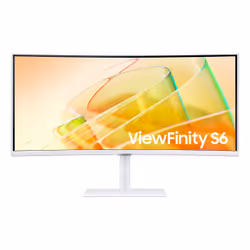 Samsung LS34C650TAU, 86,4 cm (34"), 3440 x 1440 pixels, 4K Ultra HD, LED, 5 ms, Blanc
