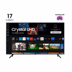Samsung Series 7 TV Crystal UHD 43" 43CU7025 2023, 4K, Smart TV, 109,2 cm (43"), 3840 x 2160 pixels, LED, Smart TV, Wifi, Noi ...