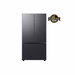 Samsung RF24BB620EB1, Pose libre, Porte française, Acier inoxydable, Verre trempé, gauche/droite, 674 L