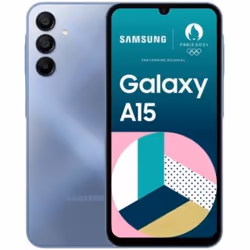 Samsung Galaxy SM-A155F, 16,5 cm (6.5"), 4 Go, 128 Go, 50 MP, Android 14, Bleu