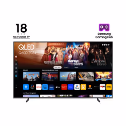 Samsung TV QLED 50" Q60D 2024, 4K, Smart TV, 127 cm (50"), 3840 x 2160 pixels, QLED, Smart TV, Wifi, Titane