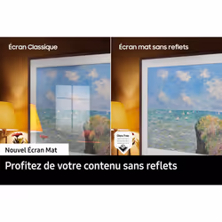 Samsung The Frame TV QLED 4K 55 Pouces 2024 Noir Mode Art - Vue supplémentaire 6