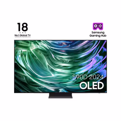 Samsung Series 9 TV AI OLED 65" S90D 2024, 4K, 165,1 cm (65"), 3840 x 2160 pixels, 4K Ultra HD, Smart TV, Wifi, Noir