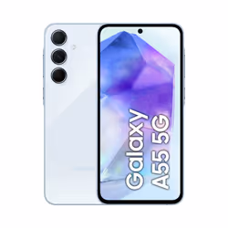 Samsung Galaxy A55 5G , 16,8 cm (6.6"), 8 Go, 128 Go, 50 MP, Android 14, Bleu