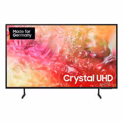 Samsung GU70DU7179U, 177,8 cm (70"), 3840 x 2160 pixels, Cristal, Smart TV, Wifi, Noir