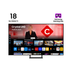 Samsung TV Crystal UHD 75" DU8575 2024, 4K, Smart TV