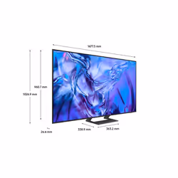 Samsung TV Crystal UHD 75" DU8575 2024, 4K, Smart TV - Vue supplémentaire 4