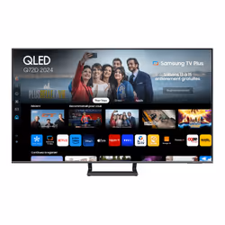 Samsung TV QLED 75" Q72D 2024, 4K, Smart TV, 190,5 cm (75"), 3840 x 2160 pixels, QLED, Smart TV, Wifi, Gris