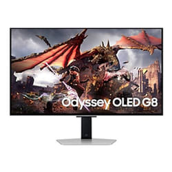 Samsung G80SD écran plat de PC 32" 4K Ultra HD OLED Argent
