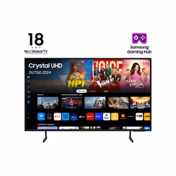Samsung TV Crystal UHD 85" DU7100 2024, 4K, Smart TV, 2,16 m (85"), 3840 x 2160 pixels, LED, Smart TV, Wifi, Noir