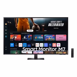 Samsung Smart Monitor M7 M70D, 109,2 cm (43"), 3840 x 2160 pixels, 4K Ultra HD, LCD, 4 ms, Noir
