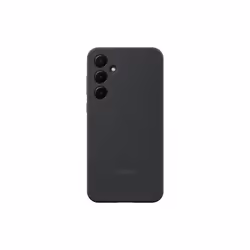 Samsung Coque en silicone pour Galaxy A55 5G, Housse, Samsung, Galaxy A55 5G, 16,8 cm (6.6"), Noir