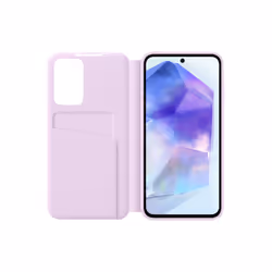 Samsung Etui Smart View avec porte-carte pour Galaxy A55 5G