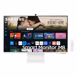 Samsung Smart Monitor M8 M80D, 81,3 cm (32"), 3840 x 2160 pixels, 4K Ultra HD, LED, 4 ms, Blanc
