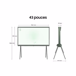 Samsung The Serif Vert QLED 43" 2024