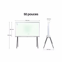 Samsung The Serif Blanc QLED 50" 2024