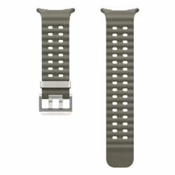 Samsung Bracelet extrême sport pour Galaxy Watch Ultra, Bande, Smartwatch, Vert, Samsung, Galaxy Watch Ultra, Argent