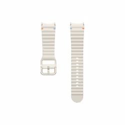Samsung Bracelet sport en silicone (M/L), Bande, Smartwatch, Crème, Samsung, Galaxy Watch 7, Nitrile, Caoutchouc