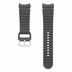 Samsung Bracelet sport en silicone (M/L), Bande, Smartwatch, Gris, Samsung, Galaxy Watch Ultra, Argent