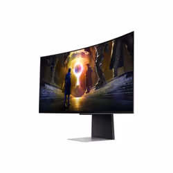 Samsung S34DG850SU écran plat de PC 34" UltraWide Quad HD OLED Argent - Vue supplémentaire 4