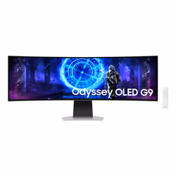 Samsung S49DG950SU, 124,5 cm (49"), 5120 x 1440 pixels, Dual QHD, OLED, 0,03 ms, Argent