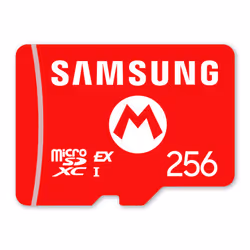 Nintendo 256GB microSD Express sous licence pour Switch 2, 256 Go, MicroSDXC, Rouge