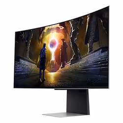 Samsung LS34DG850SUXDU écran plat de PC 34" OLED Argent - Vue supplémentaire 2