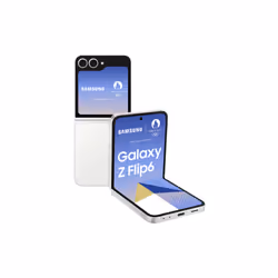 Samsung Galaxy Z Flip6 (Couleurs exclusives), 17 cm (6.7"), 12 Go, 512 Go, 50 MP, Android 14, Blanc