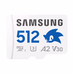 Samsung MB-MD512S, 512 Go, MicroSDXC, Classe 10, UHS-I, 180 Mo/s, 130 Mo/s