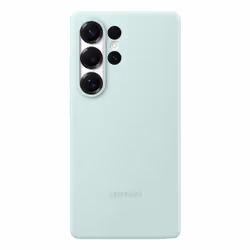 Samsung Coque en silicone pour Galaxy S25 Ultra, Housse, Samsung, Galaxy S25 Ultra, 17,5 cm (6.9"), Couleur menthe