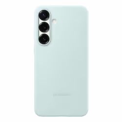 Samsung Coque en silicone pour Galaxy S25+, Housse, Samsung, Galaxy S25+, 17 cm (6.7"), Couleur menthe