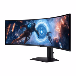Samsung G91F écran plat de PC 124,5 cm (49") 5120 x 1440 pixels Dual QHD LCD Noir