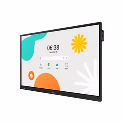 Samsung LH75WAFWLGCXEN tableau blanc interactif 190,5 cm (75") 3840 x 2160 pixels Écran tactile Noir